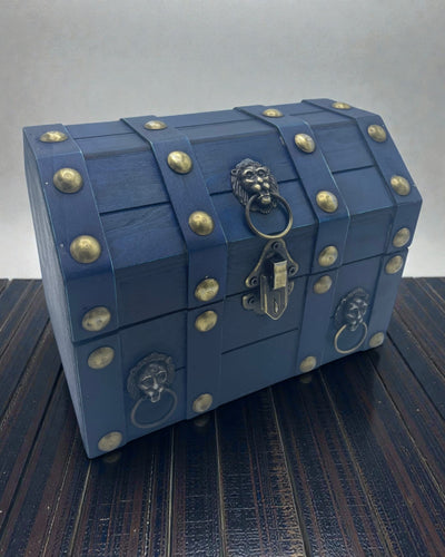 Arka Poszukiwacza Głębin – Duża Niebieska Skrzynia na Skarby