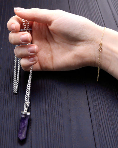 Obsidian Point – Classic Point Pendant Made of Black Agate