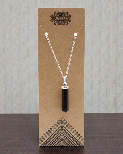 Obsidian Point – Classic Point Pendant Made of Black Agate