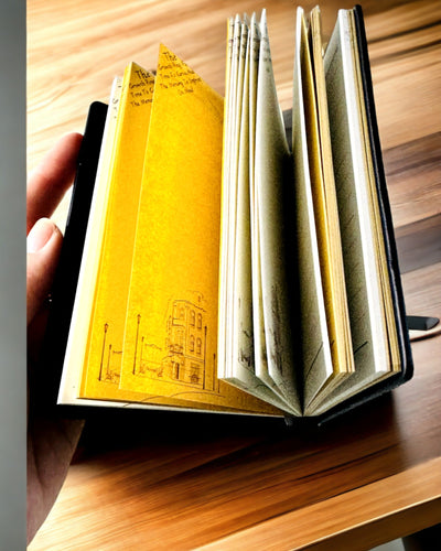 Vintage Diary "Tree of Life" A6 - Elegant Embossed Faux Leather Cover, 100 Pages