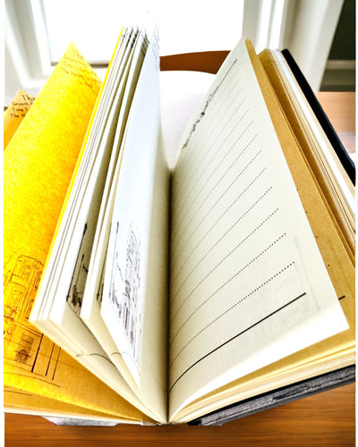 Vintage Diary "Tree of Life" A6 - Elegant Embossed Faux Leather Cover, 100 Pages