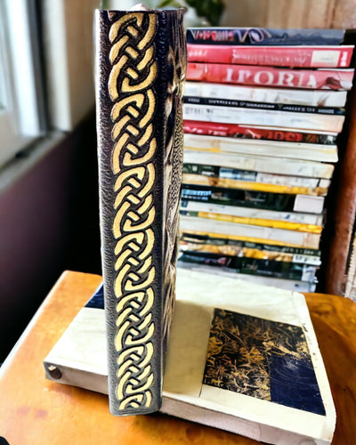 Vintage Diary "Tree of Life" A6 - Elegant Embossed Faux Leather Cover, 100 Pages