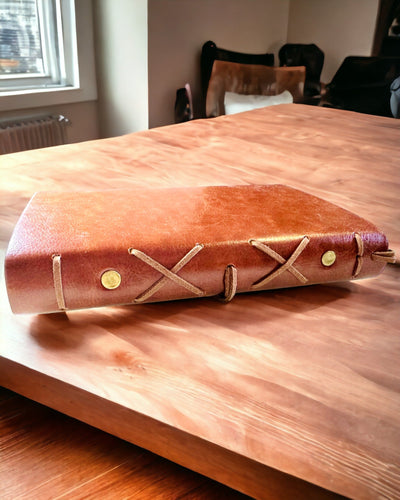 Vintage Sailing Notebook A6 or A7 size - with Compass Motif and Bearing Pages - Available in Various Color Variants, Engraving Option Available