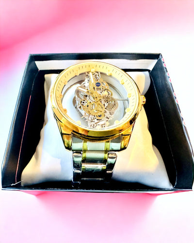 Чоловічий кварцовий годинник "Vision Sport" – двосторонньо прозорий з алюмінію