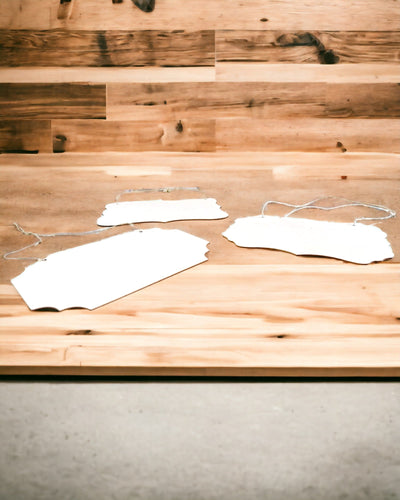 Wooden Decorative Pendant with Personalization Option – Various Shapes