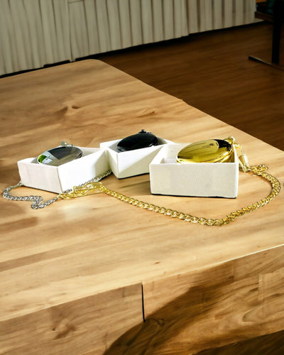 Golden Color Pocket Watch with Engraving Option