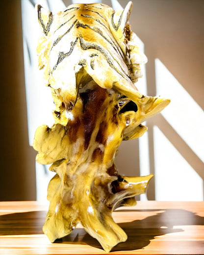 Statuetka "Tygr Král Džungle" s možností gravírování, figurka 29 cm vysoká, dekorace jako dárek