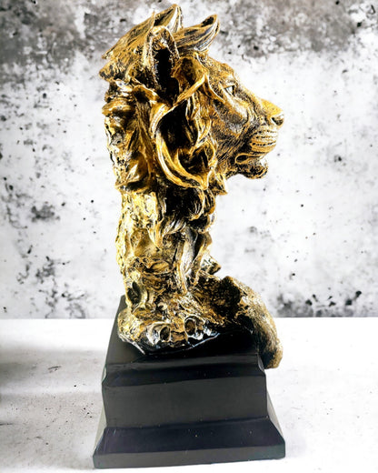 Královský Lev - Majestátní Dekorativní Figura s Možností Gravírování, 2 barevné varianty na výběr, jako dárek