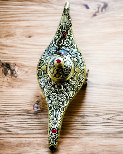 Magic Aladdin Lamp with Engraving Option - Shredded Gold Variant