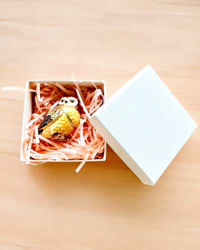 Чарівна Совка з Кристалами - Схованка для Прикрас з можливістю персоналізації гравіюванням, подарунок