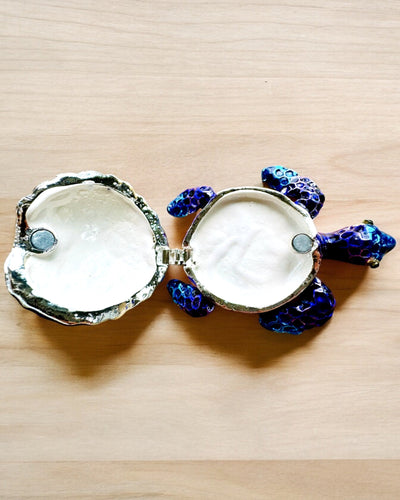 Magical Turtle Treasure - Jewelry Box with Custom Engraving Option, Gift