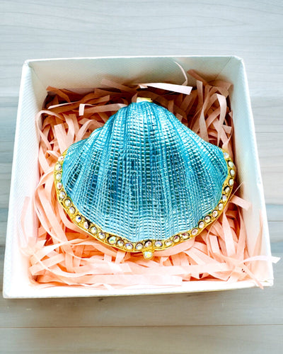 Skarbiec Wspomnień Muszelka - Schránka na šperky s možností personalizace gravírováním, dárek