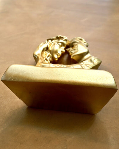 Figurica "Zlatni Spoj" - 13,5 cm visine, Dekorativna s Opcijom Graviranja