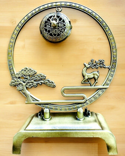 Elegant Metal Incense Holder "Great Calm" - personalization with engraving available