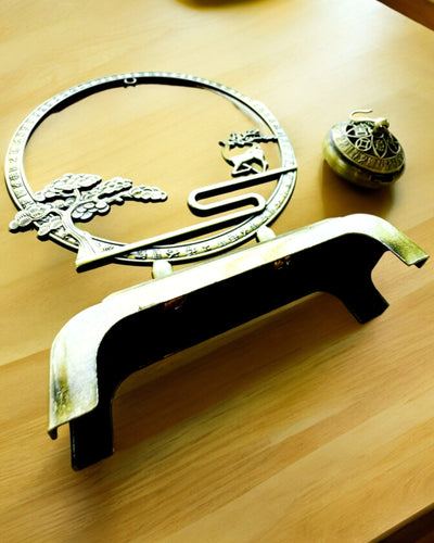 Elegant Metal Incense Holder "Great Calm" - personalization with engraving available