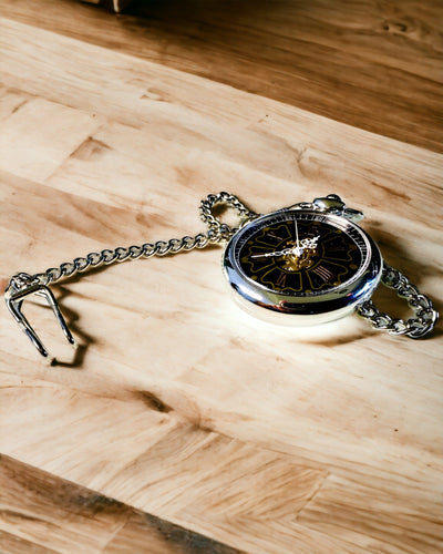 Vintage Style Pocket Watch with Engraving Option