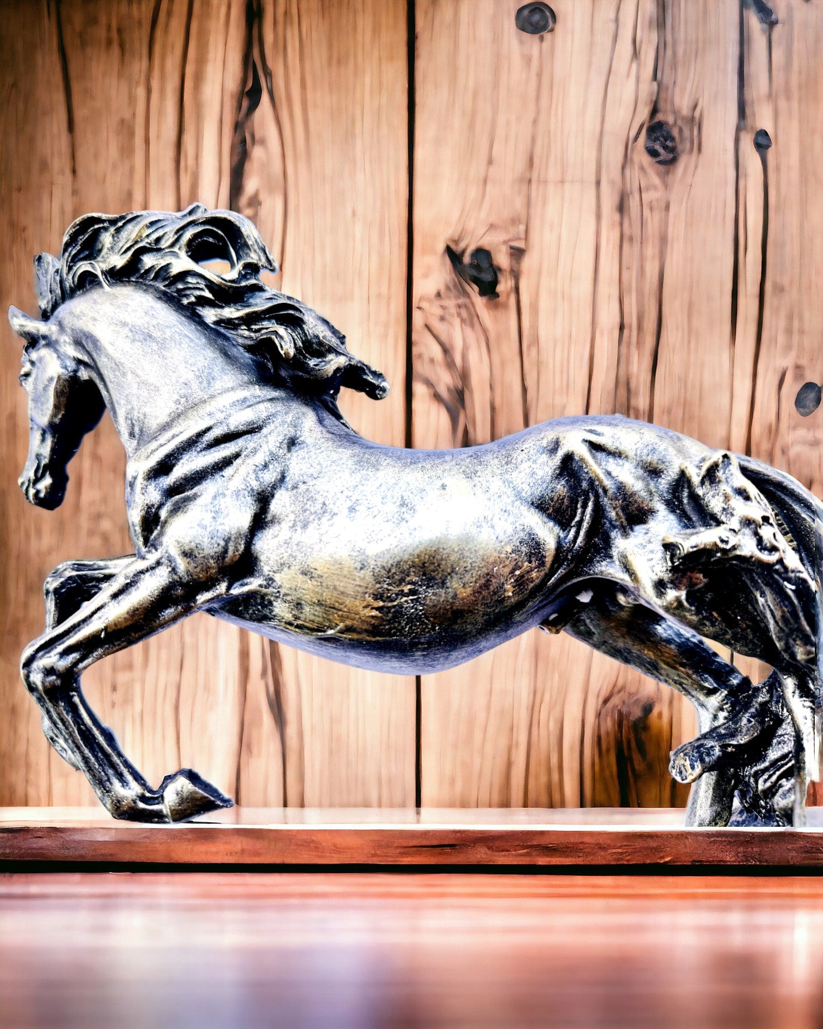 Noblesse - Figurină, Statuie Cal în Mișcare - posibilitate de personalizare cu gravură pentru cadou