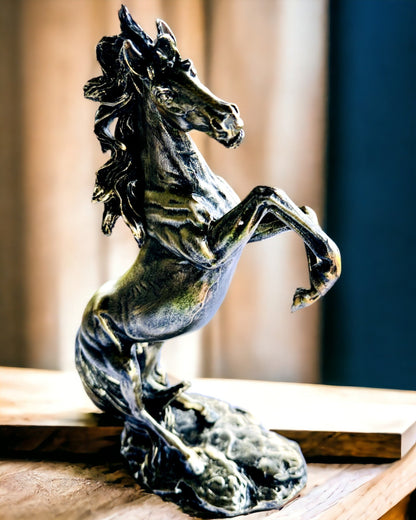 Noblesse - Figurină, Statuie Cal în Mișcare - posibilitate de personalizare cu gravură pentru cadou