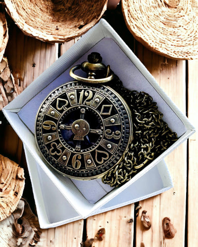 Kabatas pulkstenis "Heritage Timekeeper" Personalizēta dāvana ar gravējumu