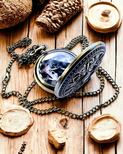 Kabatas pulkstenis "Heritage Timekeeper" Personalizēta dāvana ar gravējumu