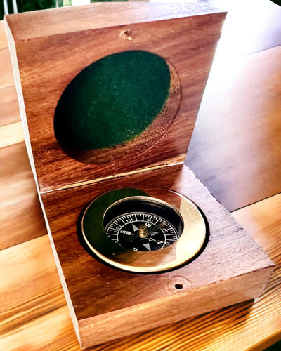 Traveler's Compass Rajput with personalization option - as a gift