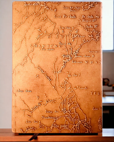 „Nautica” jūrinio stiliaus užrašų knygelės su graviravimo personalizavimo galimybe, dovanai