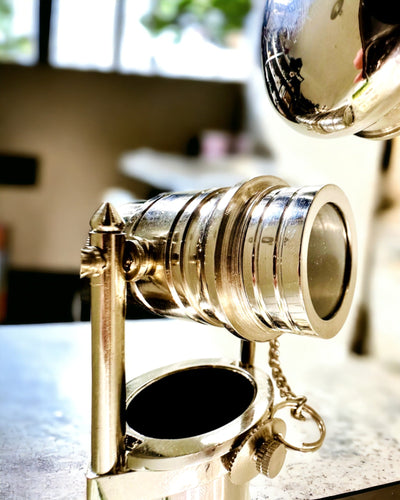 WALKING CANE WITH HANDLE AND TELESCOPE FUNCTION – ELEGANT AND FASHIONABLE, 95 CM - captain's "Navigator's Crest"