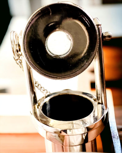 WALKING CANE WITH HANDLE AND TELESCOPE FUNCTION – ELEGANT AND FASHIONABLE, 95 CM - captain's "Navigator's Crest"