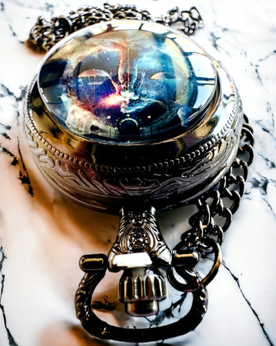 Pocket Watch "Galactic Timekeeper" - personalization with engraving available