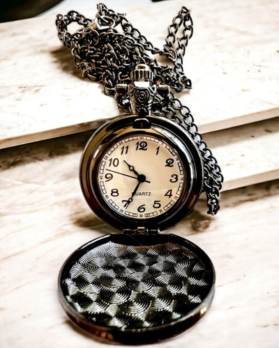 Pocket Watch "Galactic Timekeeper" - personalization with engraving available