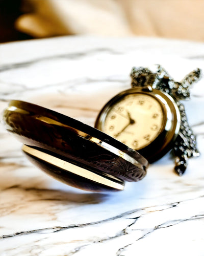 Pocket Watch "Galactic Timekeeper" - personalization with engraving available