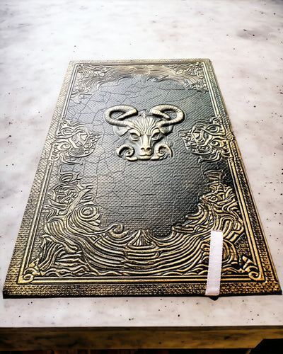 Magiczny Notes, caderno "Boski Byk" - Papelaria Elegante e Única, personalização com gravação