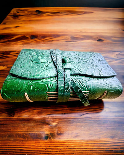 Преміум шкіряний блокнот "Елегантність Природи" - 200 сторінок, 120г, нотатник, скетчбук, 2 кольори на вибір, персоналізація гравіюванням