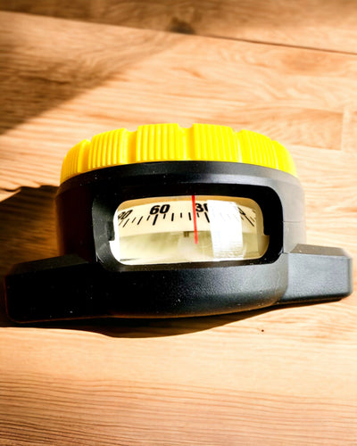 Компас для дайвінгу AquaGuide - водонепроникний компас з люмінесцентною функцією та еластичним ремінцем, можливість персоналізації