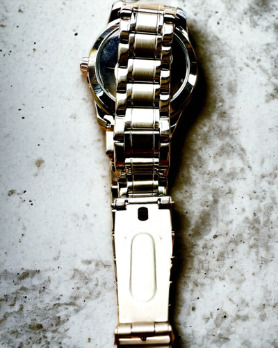 Elegant Men's Watch KIMSDUN Prestige Transparent Mechanism and Sporty Elegance, customizable with engraving