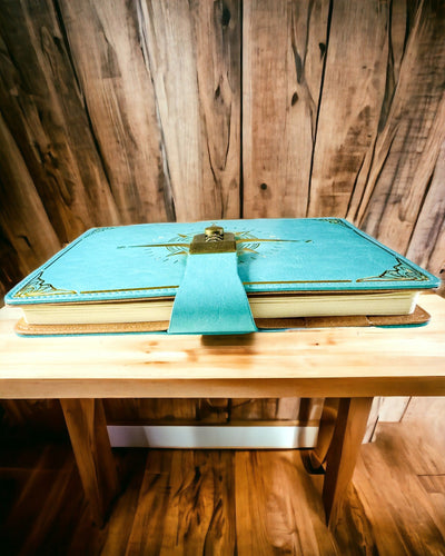 Premium Notebook with Combination Lock A5 - Vintage Style with Compass, Japanese Design, Stationery for Students and Business. Personalization with Engraving