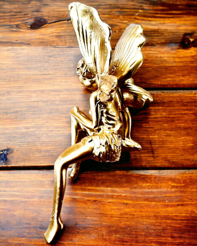 Small Golden Dream Fairy – Figurine with Engraving Option