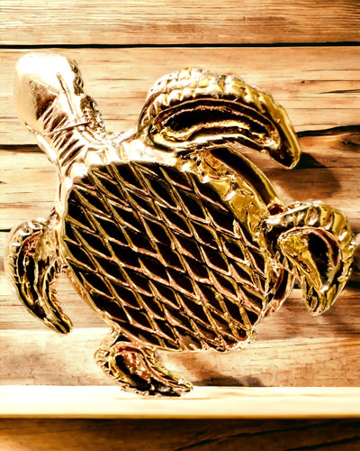 Szkatułka "Żółwiowa Rodzinka" - zelena boja, personalizacija gravurom