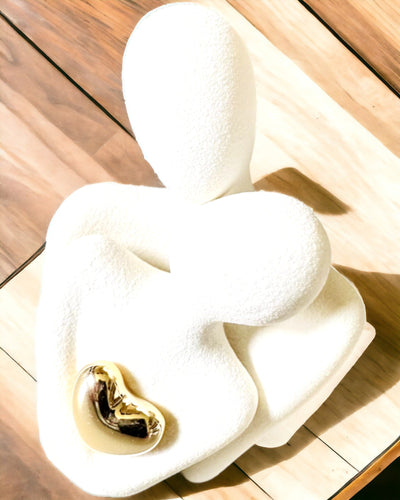 "Amor no coração – Figuras de Família em Cerâmica", possibilidade de personalização com gravação