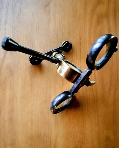 Binoklis Nautica - Ekskluzīvs Vintage Aksesuārs - Roku Darbs ar Gravēšanas Iespēju, biroja dekorācija, premium