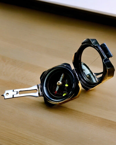 Solid, premium "Navigator" Captain's Compass - with personalization engraving option