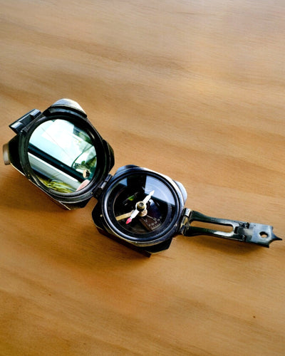 Solid, premium "Navigator" Captain's Compass - with personalization engraving option