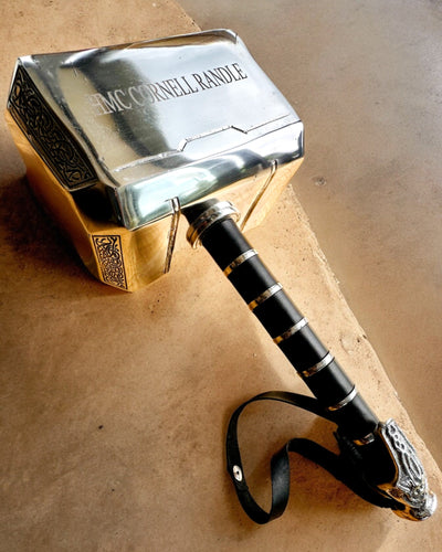 Thor's Hammer "Chief" - Handcrafted Artisan Hammer, personalized with engraving for a gift