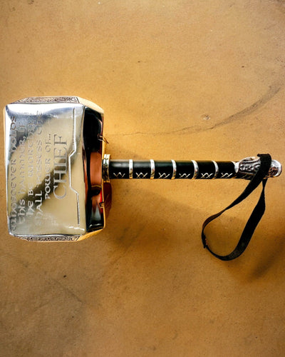 Thor's Hammer "Chief" - Handcrafted Artisan Hammer, personalized with engraving for a gift