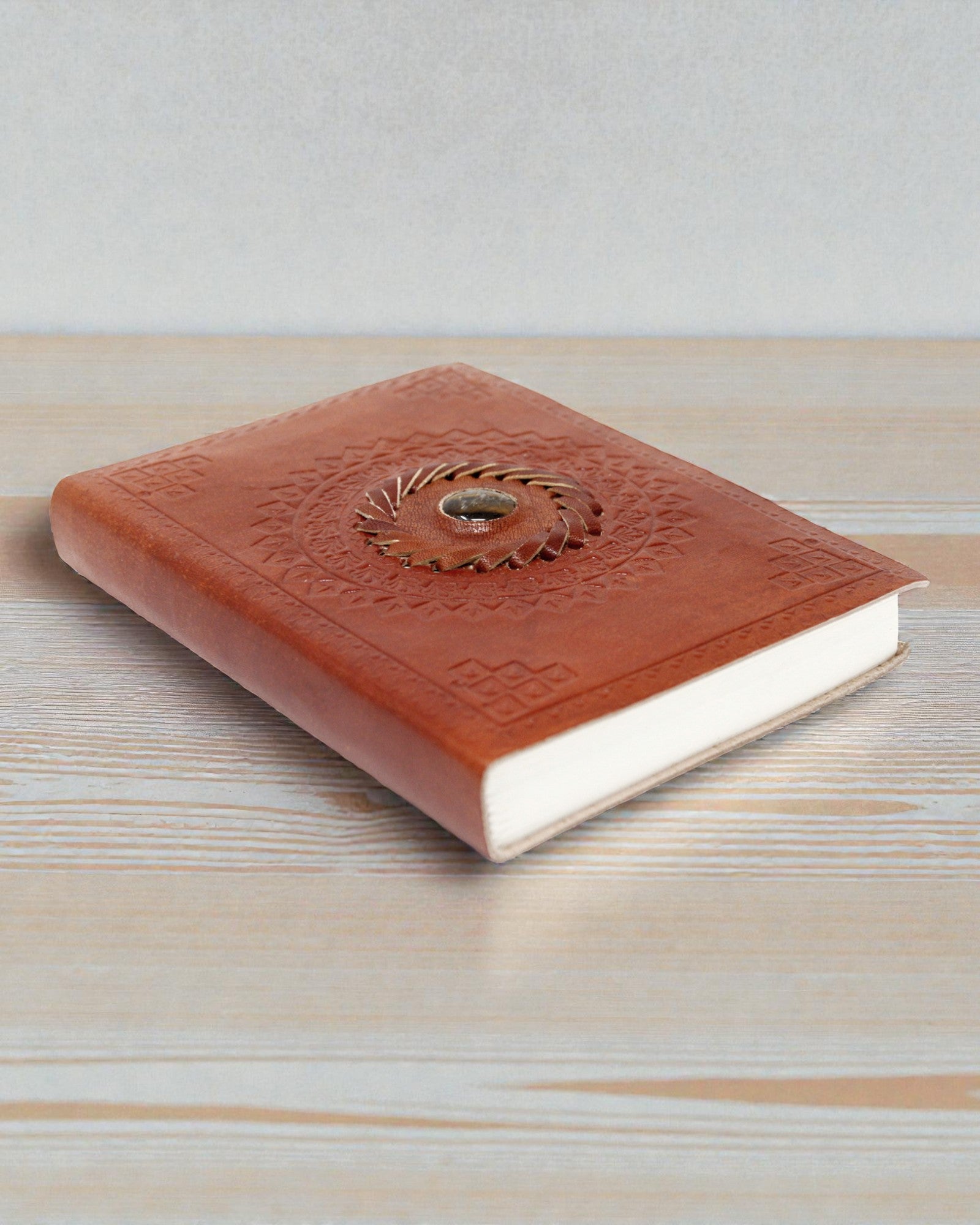 Ādas tīģeracs pierakstu klade 17x12 cm