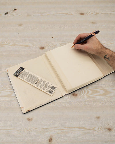 Large Lokta Botanical Bloom Notebook – Flowers (45 sheets, 21 x 15 cm)