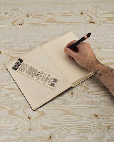 Didelė Lokta įkvėpimo užrašinė (21×15 cm) – 45 lapai – Tikras gyvenimas – su skirtuku