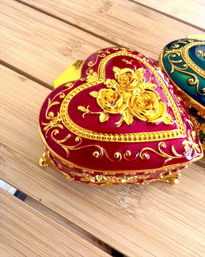 Caja de joyería "Royal Elegance" - con opción de grabado para regalo, 3 variantes a elegir