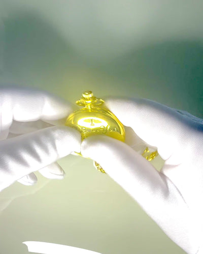 Zlatni džepni sat u retro stilu s mogućnošću graviranja