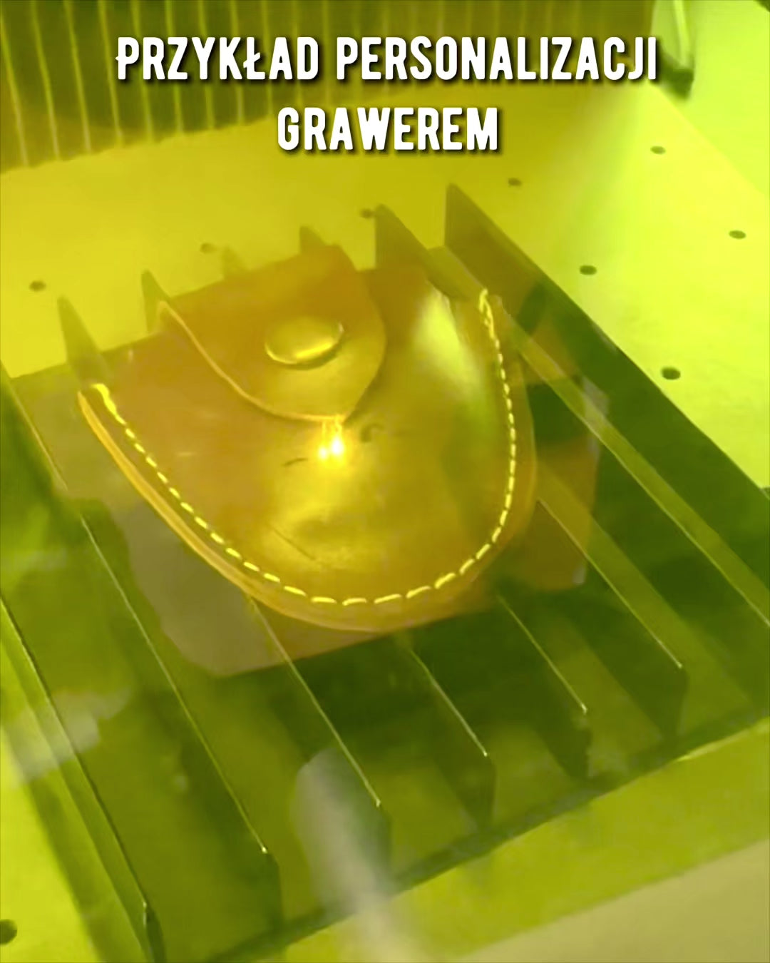 Vintage Look - Stiklinis didinamasis lęšis su odiniu dėklu, galimybė personalizuoti graviravimu